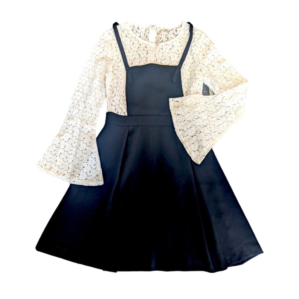 Women's bibbed dress